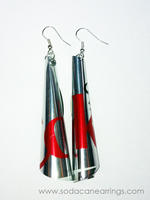 Diet Coke Soda Can Tube Earrings Diet Coke Soda Can Tube Earrings