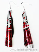 Dr. Pepper Tube Earrings