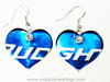 Bud Light Can Heart Earrings